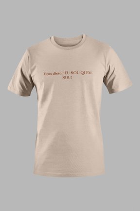 camisa areia manequi eu soue quem sou